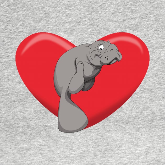 Manatee Love by Wickedcartoons